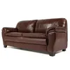 Sofá Arezzo - Cuero Básico - 3 cuerpos - New Brown en Marrón - Sillones y sofás, Uruguay | NYR, vista 1 de 3