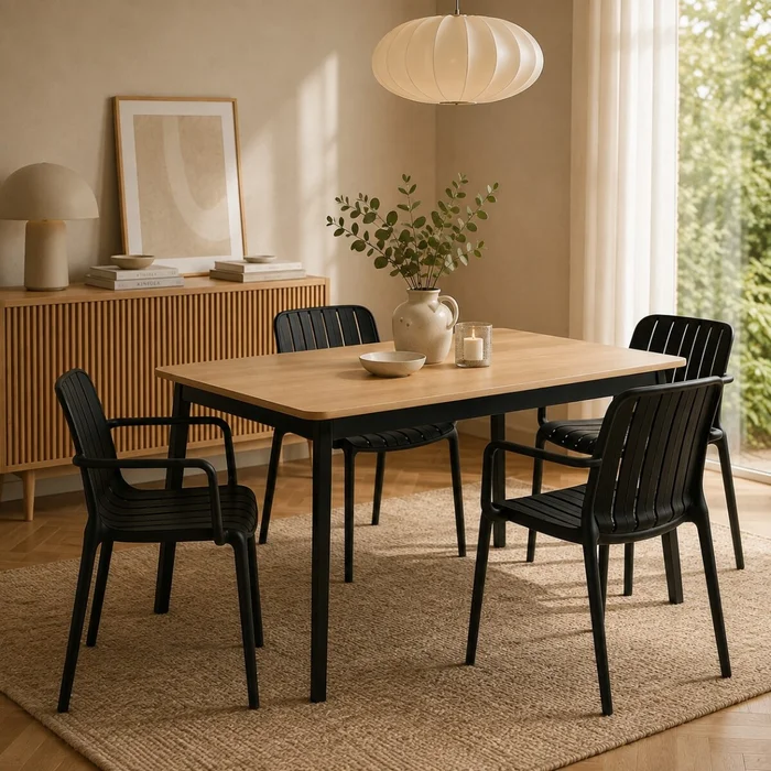 Mesa de Comedor Bronx en Madera natural - Mesas de comedor, Uruguay | Samic, vista 2