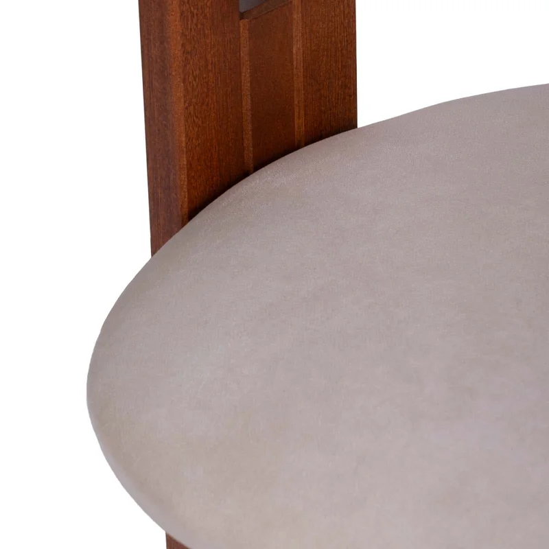Silla De Comedor Eucalipto Marron Doria en Marrón - Sillas, Uruguay | Divino, vista 6