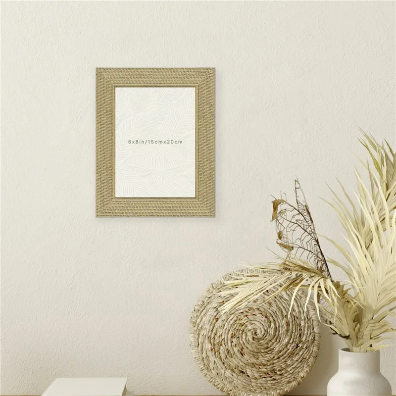 PORTARRETRATO PS 10x15CM SIMIL RATTAN - Decoración de pared, Uruguay | Decohogar, vista 3