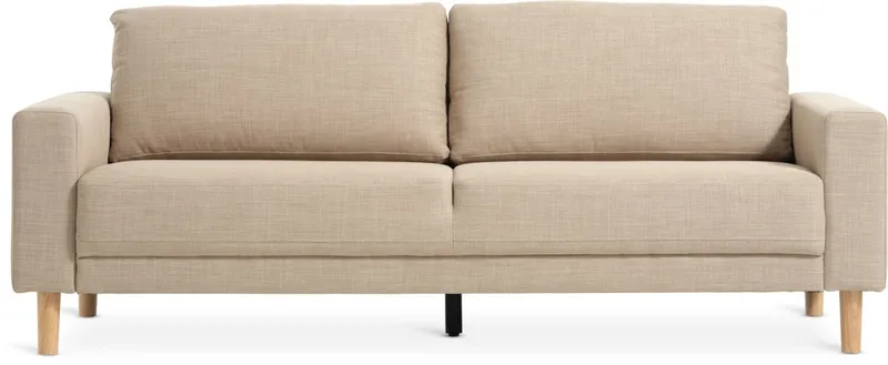 Sofá EGENSE 3 cuerpos tela arena en Beige - Sillones y sofás, Uruguay | JYSK