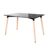 MESA EAMES RH NEGRA DT038-1X05 - Mesas de living, Uruguay | Rosas Hermanos, vista 1 de 2