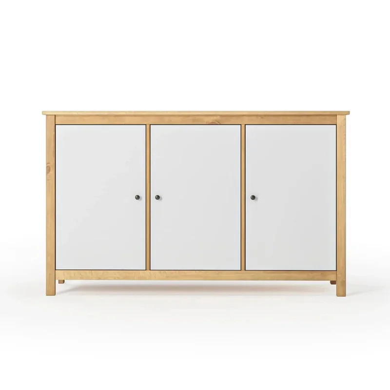 Cómoda Aparador 3 Puertas - Línea Maden - Blanco en Blanco - Aparadores y recibidores, Uruguay | Ecowood, vista 3