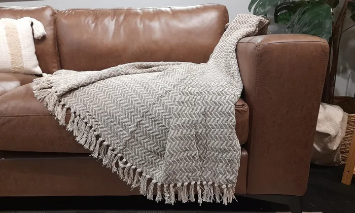 Manta Beige 1.25 x 1.50 M en Beige - Textiles, Uruguay | Finkel
