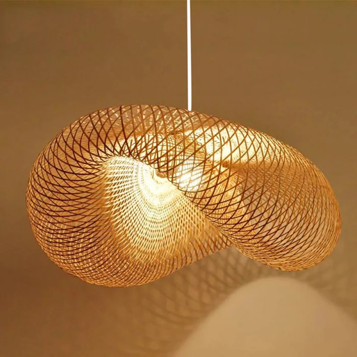 Lámpara Colgante Santa Clarita 60 cm en Marrón - Lámparas colgantes, Uruguay | Serlux, vista 4