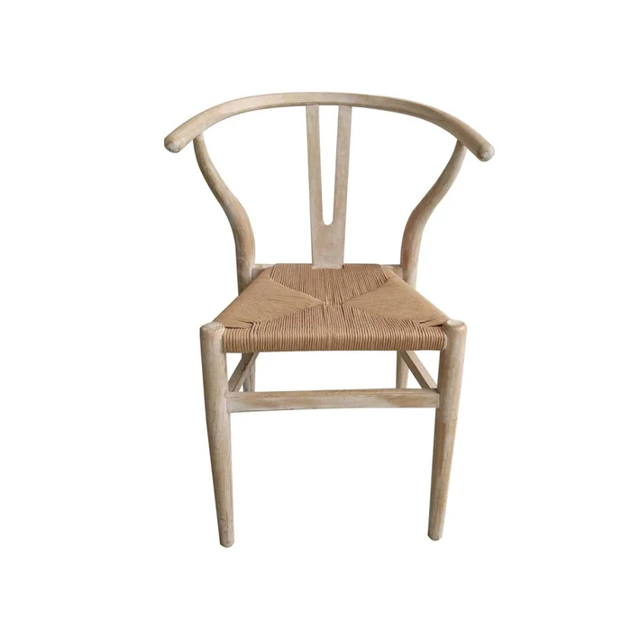 Silla De Comedor Madera Natural-beige Wishbone en Beige - Sillas, Uruguay | Divino, vista 2