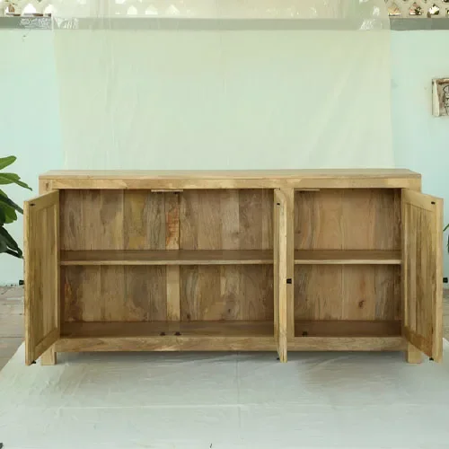 A154 Aparador 180x40x90 en Madera natural - Aparadores y recibidores, Uruguay | Victoriana, vista 3