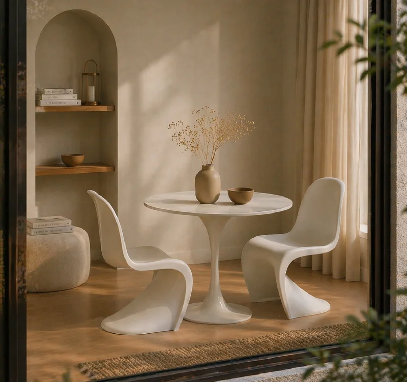 Silla Panton - White en Blanco - Sillas, Uruguay | Samic, vista 4
