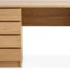 Escritorio LIMFJORDEN 60x120 4 roble en Madera natural - Escritorios y sillas de escritorio, Uruguay | JYSK, vista 1 de 4