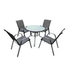 JUEGO DE JARDIN REDONDO CON 4 SILLAS en Gris - Muebles para el exterior, Uruguay | Alfa Ventas, vista 1 de 6