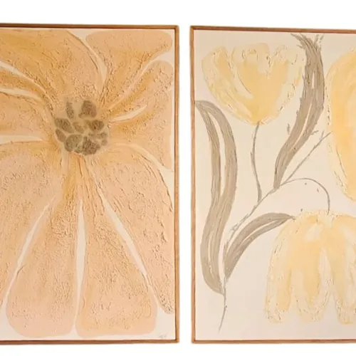 Set Cuadros Flores Línea Exclusiva en Set Cuadros Flores Línea Exclusiva - Decoración de pared, Uruguay | Finkel