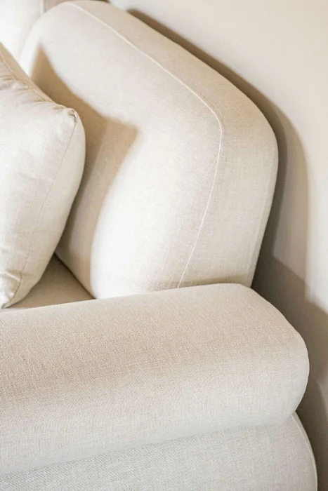 SILLON FOA - LINO ANTIMANCHAS - 3 MTS en Blanco - Sillones y sofás, Uruguay | La Iberica, vista 6