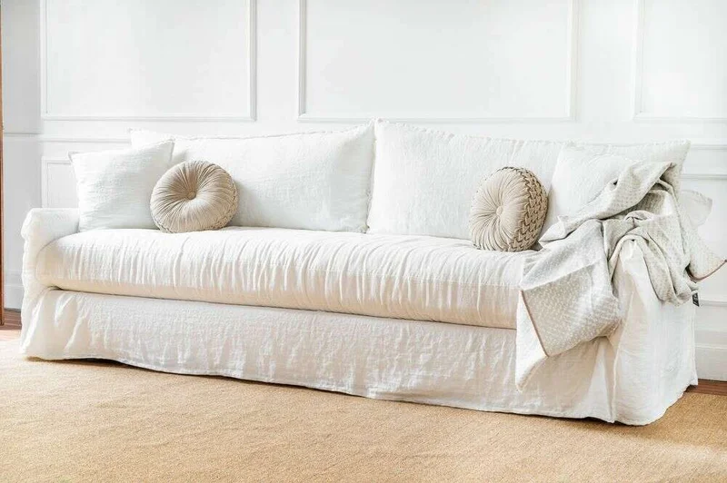 SILLON ALMA XL LINO BLANCO - 2.80 MTS en Blanco - Sillones y sofás, Uruguay | La Iberica, vista 7