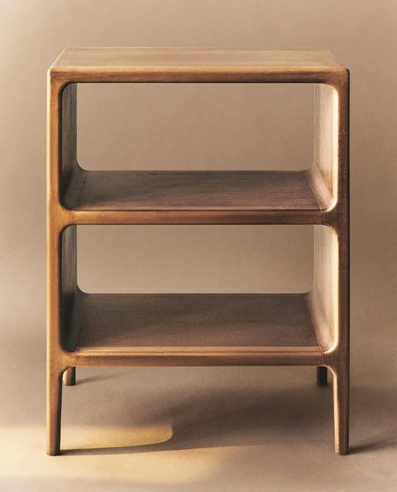 MUEBLE AUXILIAR ROBLE MIEL INDIVIDUAL en Madera natural - Bibliotecas, Uruguay | Zara Home, vista 7