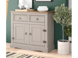 Comoda 2C 2P Cera/Gris Linea Mexicana Corona en Gris - Cómodas, Uruguay | Que Sal Muebleria, vista 3