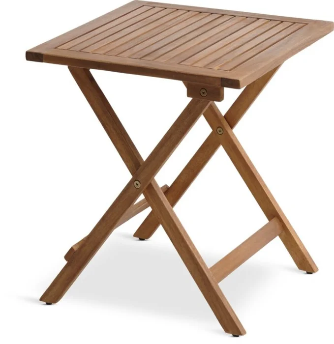 Mesa auxiliar UBJERG A46xL46xA46 madera dura en Madera natural - Muebles para el exterior, Uruguay | JYSK
