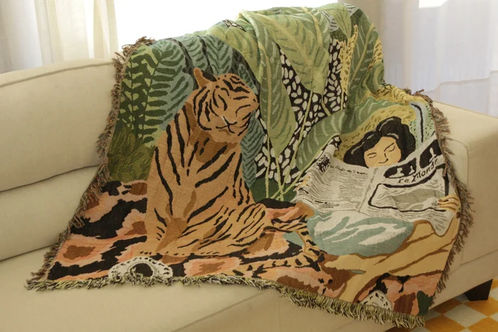 throw tigre en Multicolor - Textiles, Uruguay | Proyecto Forma
