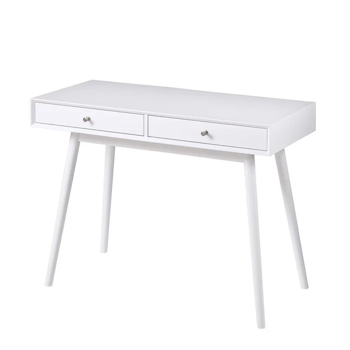 ESCRITORIO C/ 2 CAJONES MDF BLANCO. 100X48X76CM en Blanco - Mesas de comedor, Uruguay | Decohogar, vista 2
