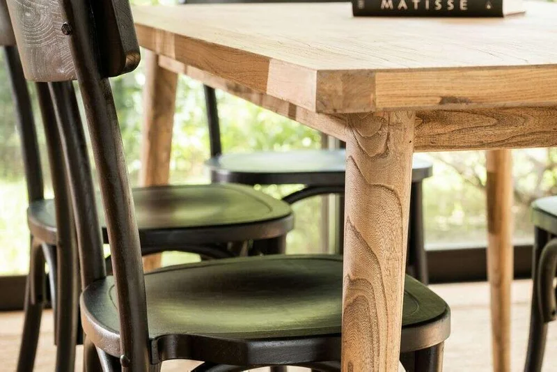 MESA COMEDOR NORDICA - OLMO NATURAL - 1.80 X 0.90 MTS en Madera natural - Mesas de comedor, Uruguay | La Iberica, vista 31