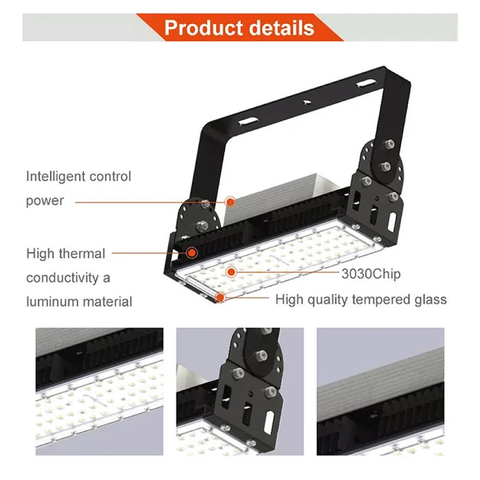 Proyector LED Eco Sports 300W en Negro - Lámparas colgantes, Uruguay | Serlux, vista 3