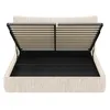 Cama C/baúl 1 Plaza Madera-y-tela Natural-beige Zafiro en Beige - Dormitorio, Uruguay | Divino, vista 4 de 4