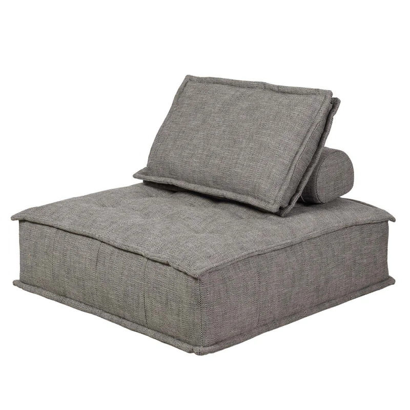 Sofá Modular 1 Cuerpo Tela-premium Gris Element Gris Osc en Gris - Sillones y sofás, Uruguay | Divino, vista 3