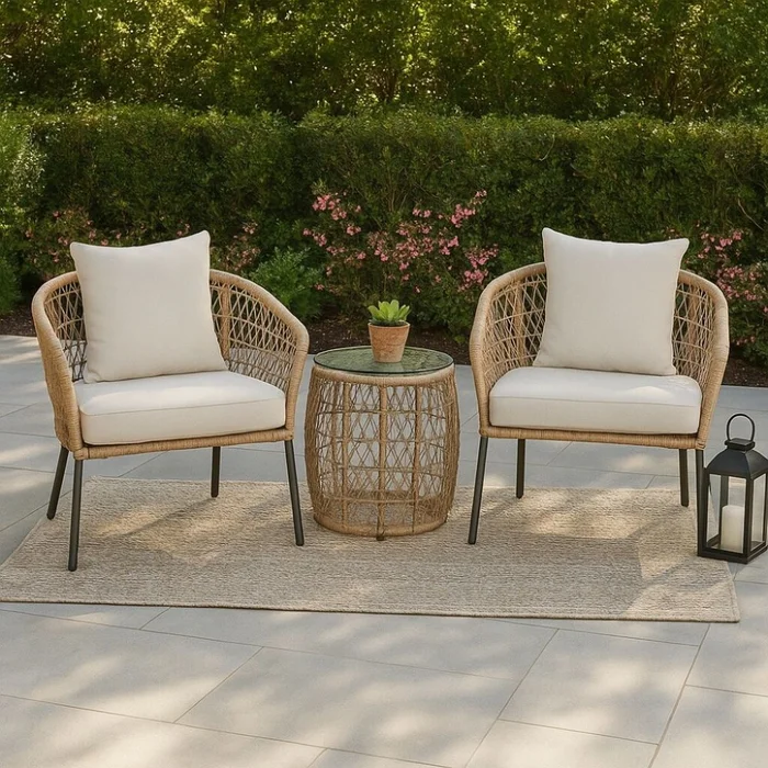 Juego de jardin Barcelona en Beige - Muebles para el exterior, Uruguay | La Cueva Muebles
