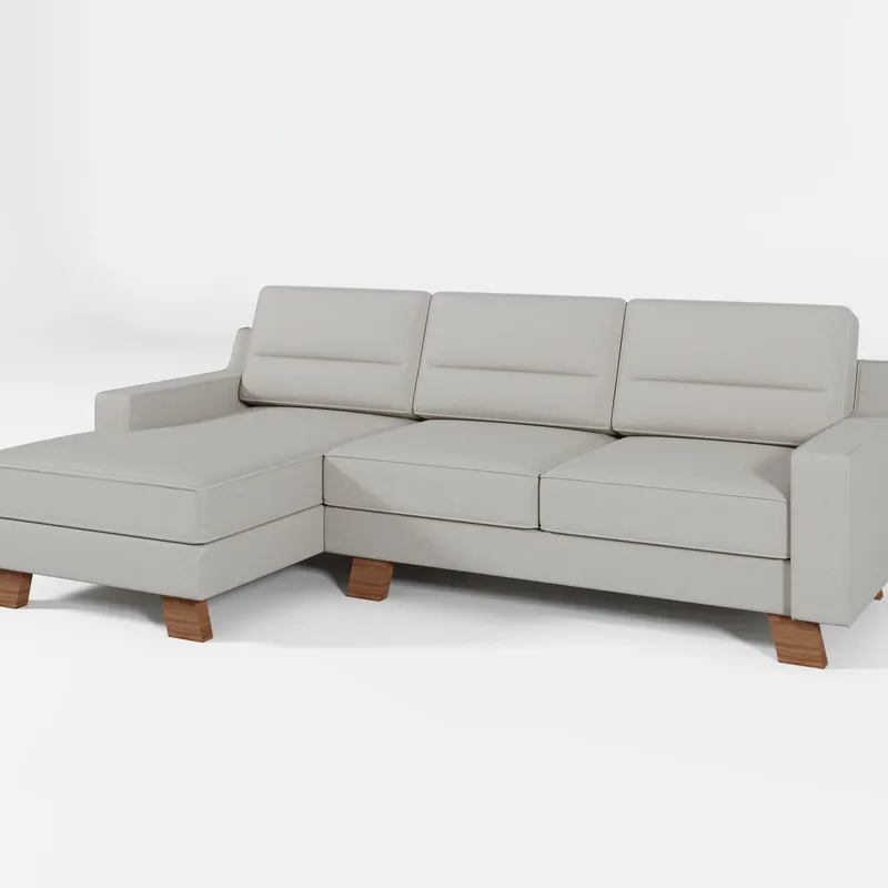 Sofá Sasha con Chaise Longue en Beige - Sillones y sofás, Uruguay | New York Home