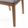 Silla De Comedor Madera-y-tela Natural-beige Teca en Beige - Sillas, Uruguay | Divino, vista 3 de 4
