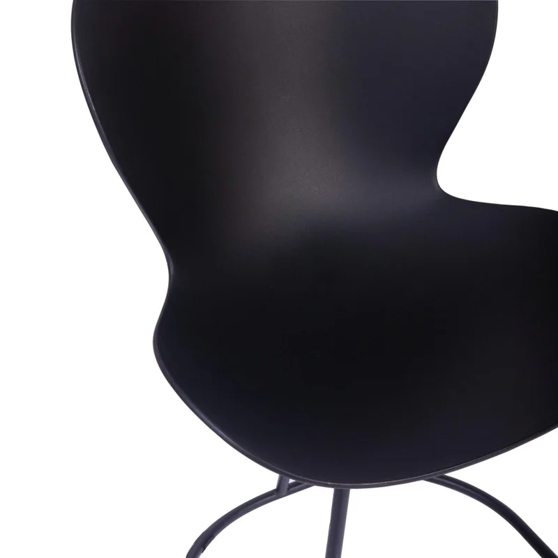 Silla De Comedor Pp-y-metal Negro Solei en Negro - Sillas, Uruguay | Divino, vista 3