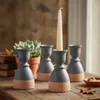 CANDELABRO BOCEL D6.5x12CM CERAMICA - Velas y Portavelas, Uruguay | Decohogar, vista 3 de 4