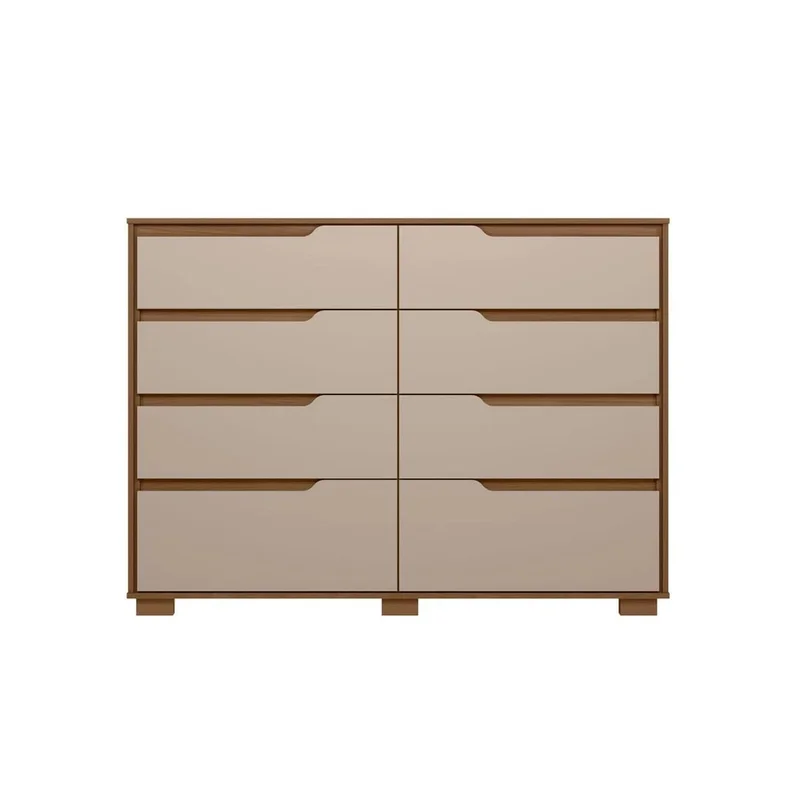 Comoda Cajonera 8 Cajones Combinada Con Patas Dormitorio en CARVALHO/FENDI - Cómodas, Uruguay | Soy Hogar, vista 4