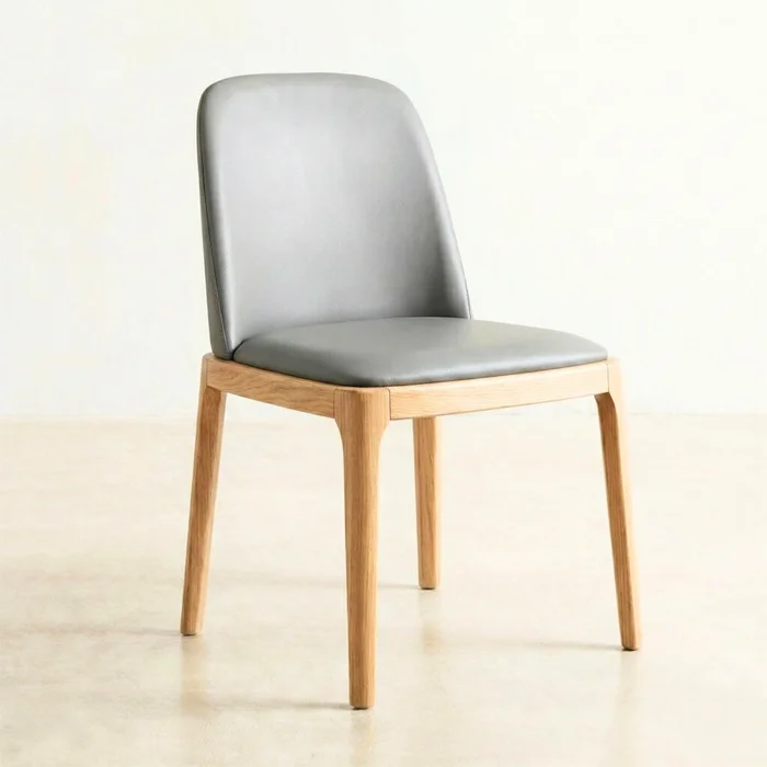 Silla de comedor de madera estilo escandinavo - Brisa en Gris - Sillas, Uruguay | Rústico Hogar