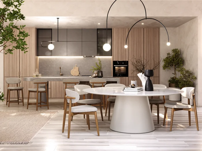 Silla Oli tela easy clean en Beige 2076 - Sillas, Uruguay | Arquetipo, vista 2