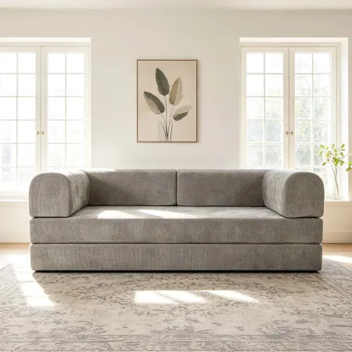 Sofá Cama Espuma Natural-beige Nube Beige en Beige - Sillones y sofás, Uruguay | Divino