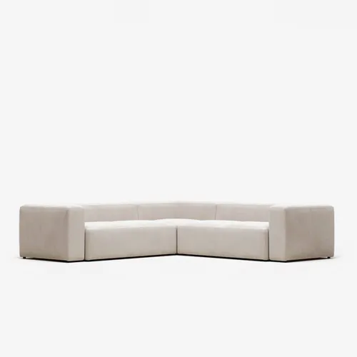 Sofá rinconero Blok 4 plazas beige 290 x 290 cm en Beige - Sillones y sofás, Uruguay | Kavehome