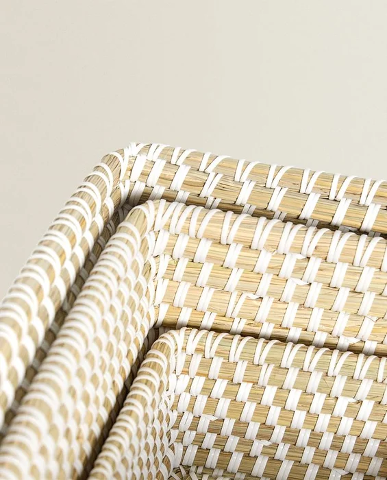CESTA RECTANGULAR CONTRASTE - Canastos, Uruguay | Zara Home, vista 6