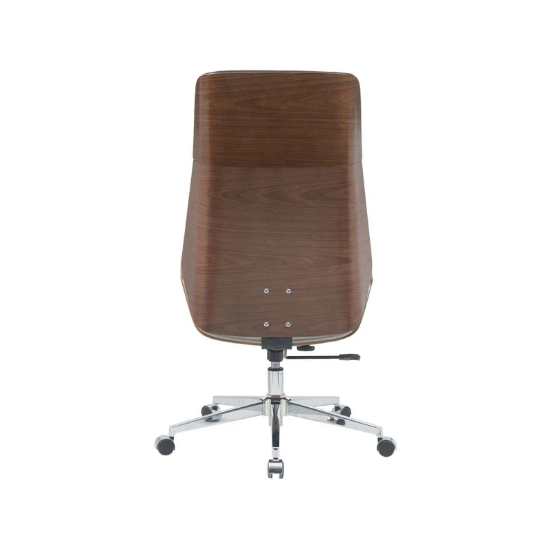 Asiento Gerencial Alto Madera-y-pu Natural-beige Zen en Beige - Sillas de escritorio, Uruguay | Divino, vista 5