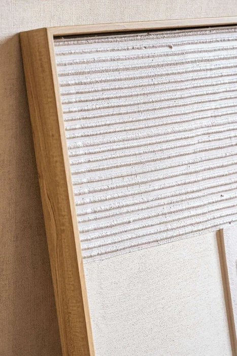 CUADRO RELIEVE TEXTURADO 1 - 1.00 X 0.75 en Blanco - Decoración de pared, Uruguay | La Iberica, vista 5