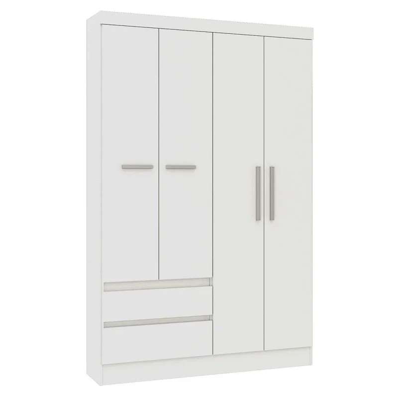 Placard Ropero 4 Puertas Mdp Blanco 0400r Viena en Blanco - Roperos y placares, Uruguay | Divino, vista 3