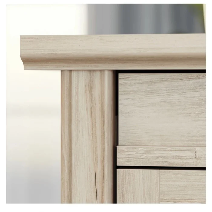 Escritorio Esquinero en L de Oficina con Cajones - Sauder - Linea Hammond en Madera natural - Escritorios, Uruguay | Ecowood, vista 3