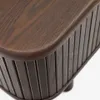 Mueble TV Mailen 2 puertas en chapa de fresno - con acabado oscuro 200 x 50 cm en Negro - Muebles para TV, Uruguay | Kavehome, vista 3 de 10