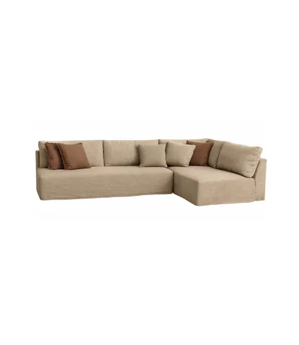 SOFA ARLES MODULO ESQUINA 100X100 BEIGE en Beige - Sillones y sofás, Uruguay | Masinfinito Casa