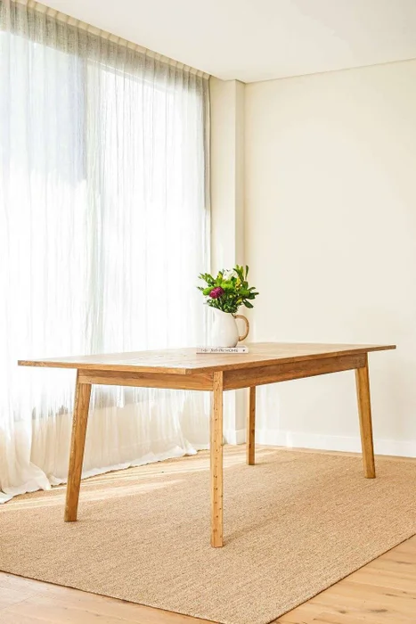 MESA COMEDOR NORDICA EXTENSIBLE - 1.80 A 2.30 MTS en Madera natural - Mesas de comedor, Uruguay | La Iberica, vista 9