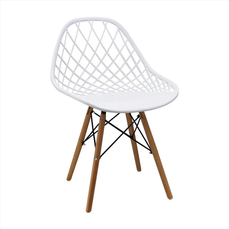 SILLA KAILA DSW MADERA - COLOR BLANCA en Blanco - Sillas, Uruguay | Champagne Home