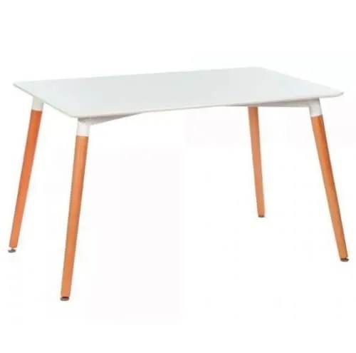 Mesa Eames Rectangular 1,20 Blanca - Mesas de living, Uruguay | Lais Muebles