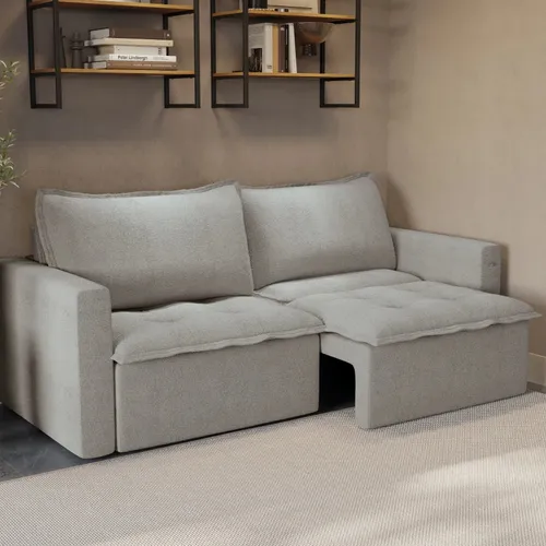 SOFA CAMA RETRACTIL/RECLINABLE TREVO 236CM - Sillones y sofás, Uruguay | Balton