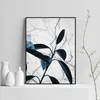 CUADRO CANVAS 30x40CM MARCO NEGRO FLOR AZUL 1 en Azul - Decoración de pared, Uruguay | Koz, vista 2 de 2