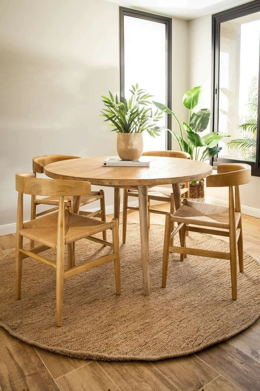 MESA COMEDOR NORDICA - OLMO NATURAL - 1.20 MTS en Madera natural - Mesas de comedor, Uruguay | La Iberica, vista 6