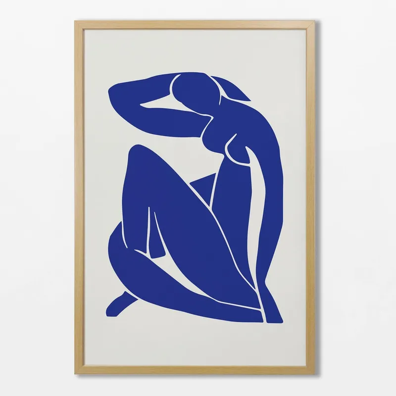 Matisse - Mujer azul en Azul - Láminas, Uruguay | La Cuadrería